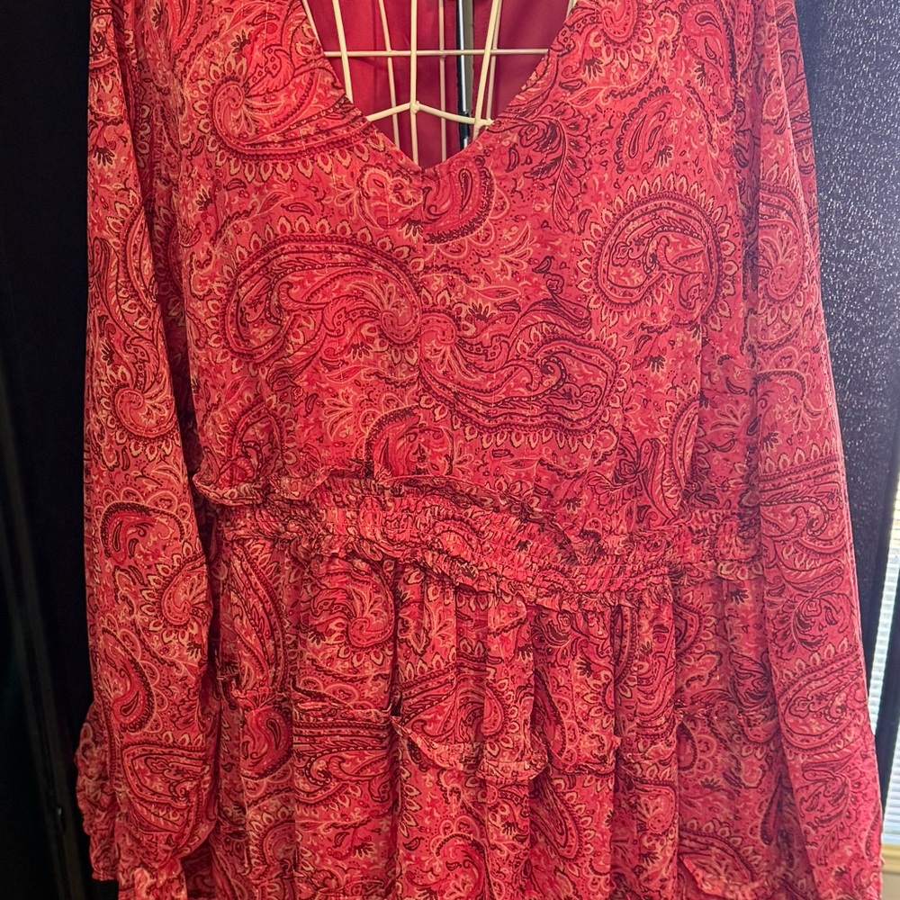 Torrid PINK Paisley Dress